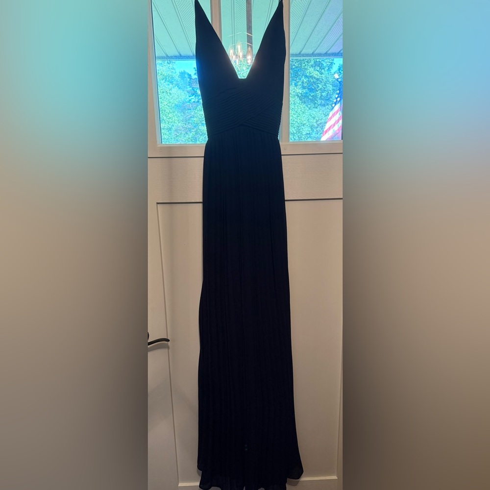Elegant Black Sleeveless Maxi Dress